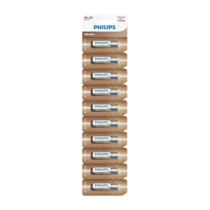 Батарейка Philips Entry Alkaline лужна AА лента, 10 шт, LR6AL10S/10 UA